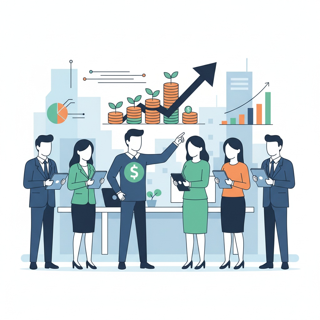 Branding inversores financiero